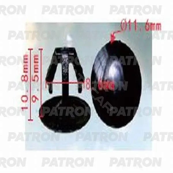 Клипсы, фиксаторы, зажимы PATRON P37-0133
