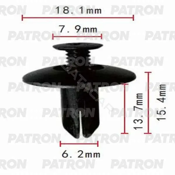 Клипсы, фиксаторы, зажимы PATRON P37-0137