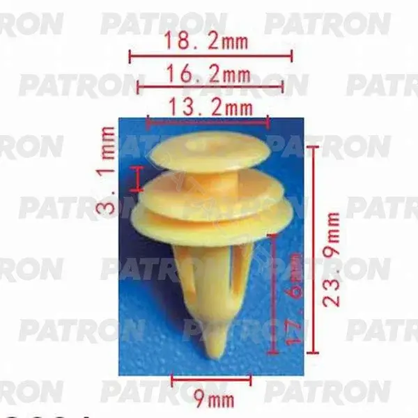 Клипсы, фиксаторы, зажимы PATRON P37-0142