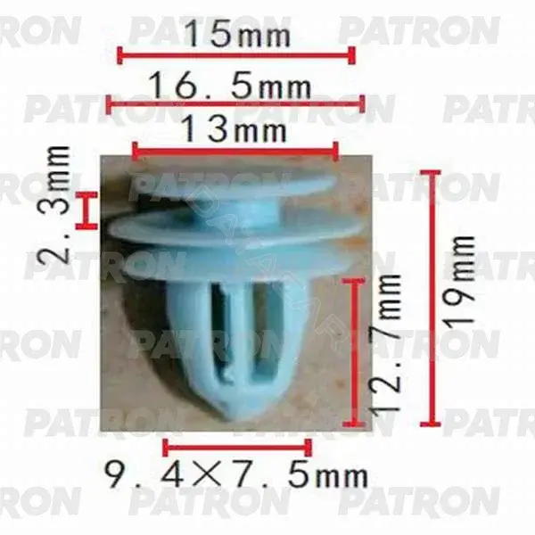 Клипсы, фиксаторы, зажимы PATRON P37-0148