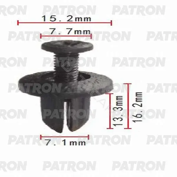 Клипсы, фиксаторы, зажимы PATRON P37-0157