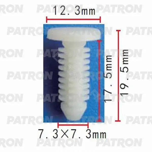 Клипсы, фиксаторы, зажимы PATRON P37-0174