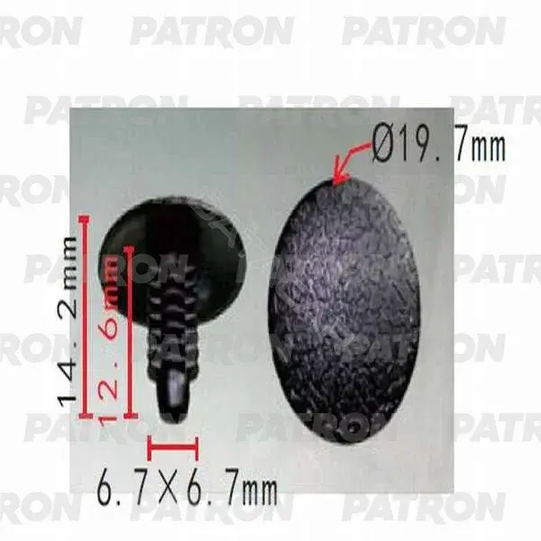 Клипсы, фиксаторы, зажимы PATRON P37-0180