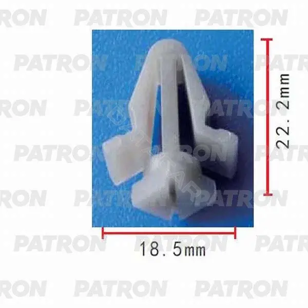Клипсы, фиксаторы, зажимы PATRON P37-0186