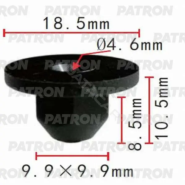 Клипсы, фиксаторы, зажимы PATRON P37-0191