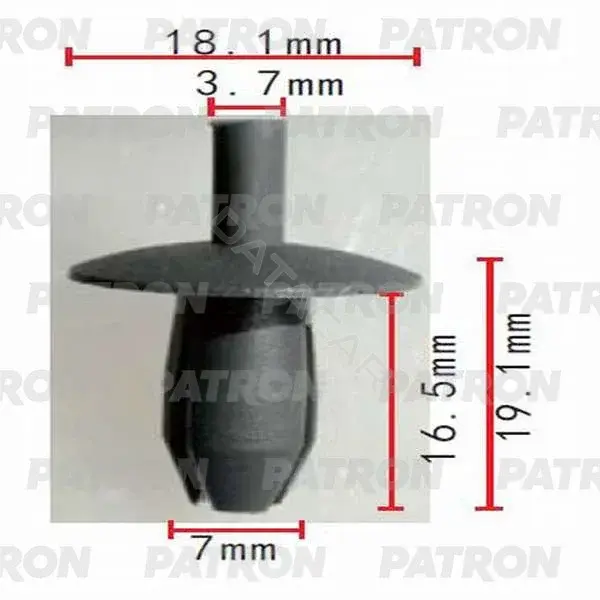 Клипсы, фиксаторы, зажимы PATRON P37-0200
