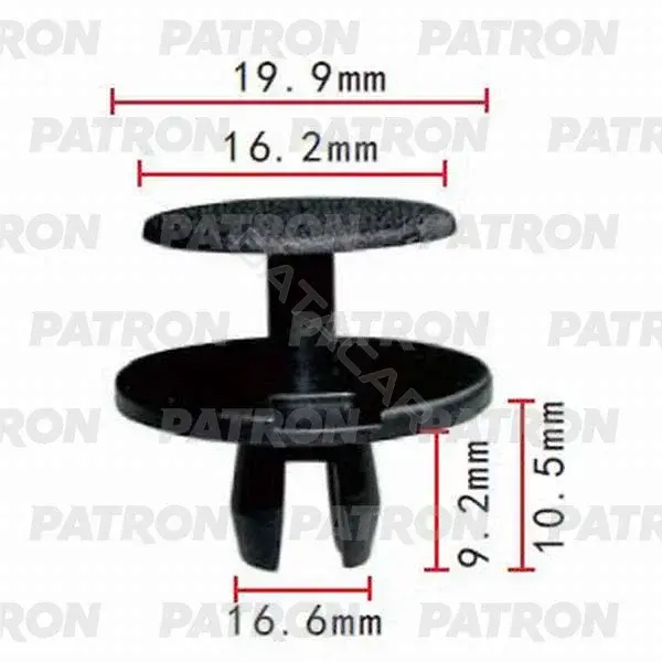 Клипсы, фиксаторы, зажимы PATRON P37-0208