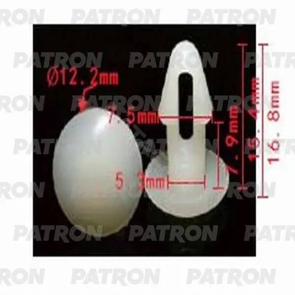 Клипсы, фиксаторы, зажимы PATRON P37-0217