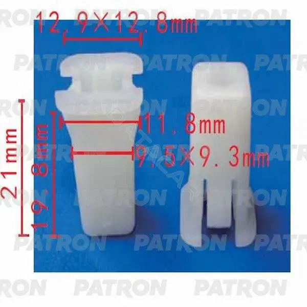 Клипсы, фиксаторы, зажимы PATRON P37-0222