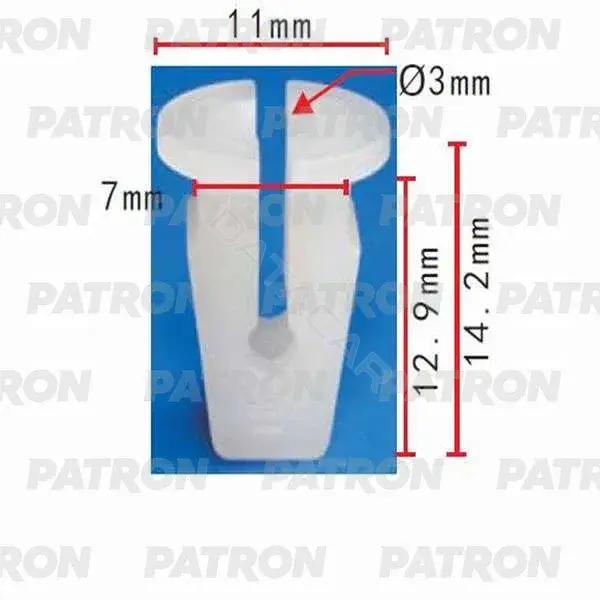 Клипсы, фиксаторы, зажимы PATRON P37-0225