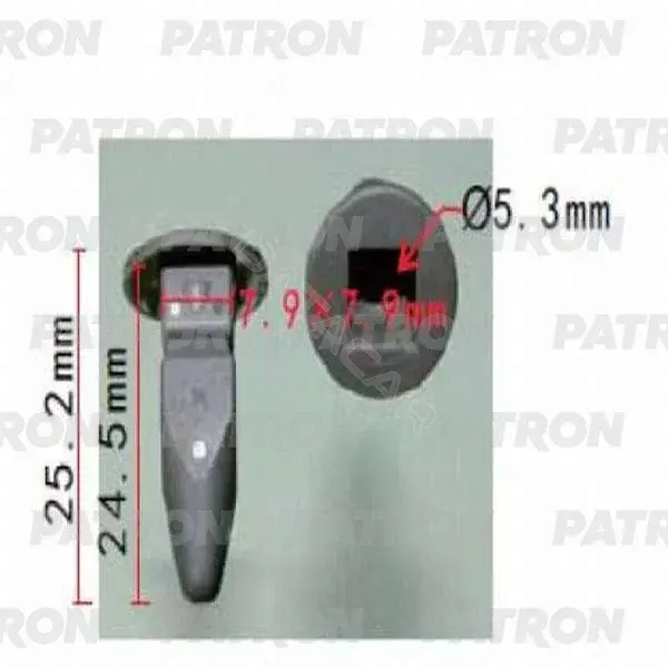 Клипсы, фиксаторы, зажимы PATRON P37-0226