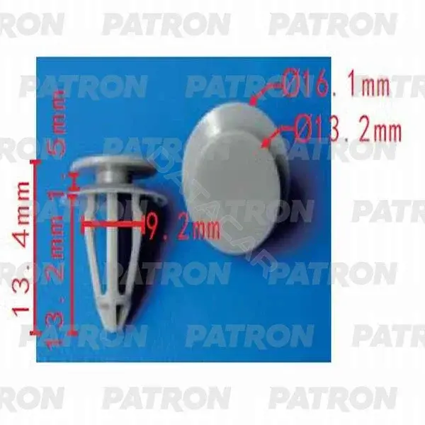 Клипсы, фиксаторы, зажимы PATRON P37-0244A