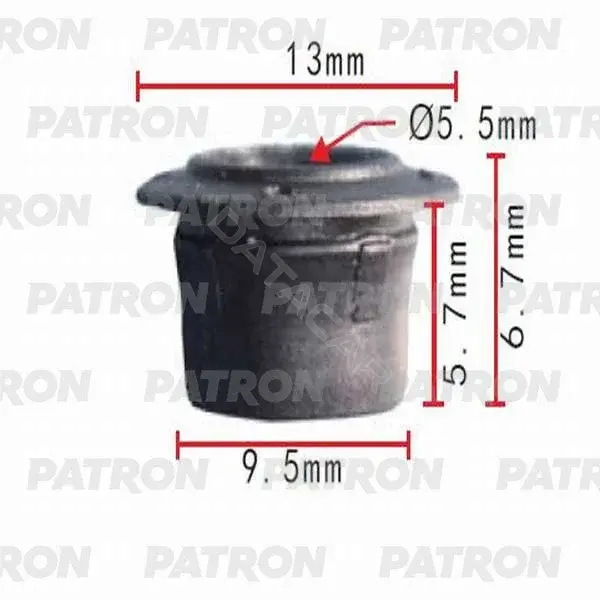 Клипсы, фиксаторы, зажимы PATRON P37-0251