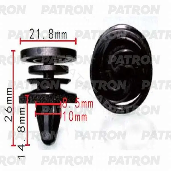 Клипсы, фиксаторы, зажимы PATRON P37-0257