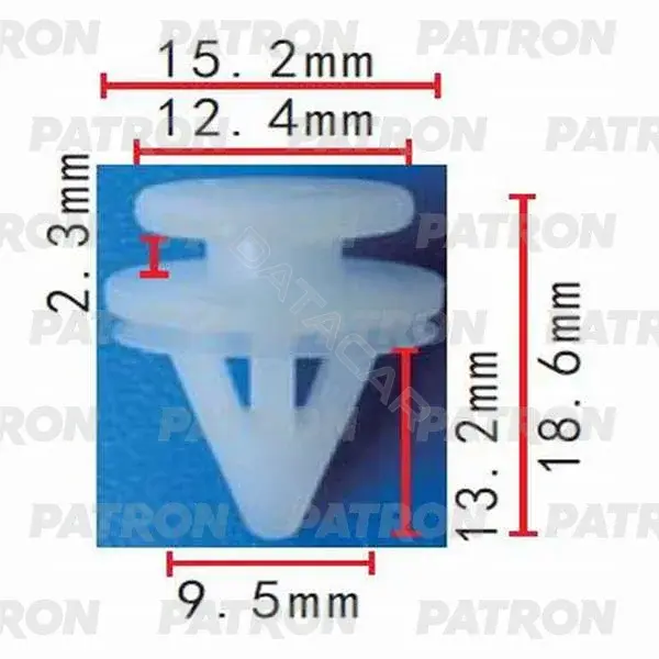 Клипсы, фиксаторы, зажимы PATRON P37-0270