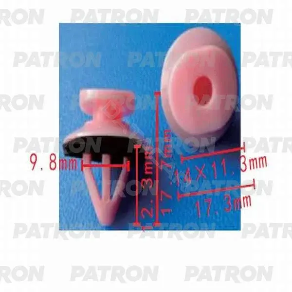 Клипсы, фиксаторы, зажимы PATRON P37-0282