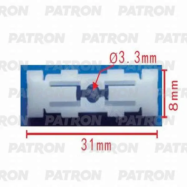 Клипсы, фиксаторы, зажимы PATRON P37-0288A