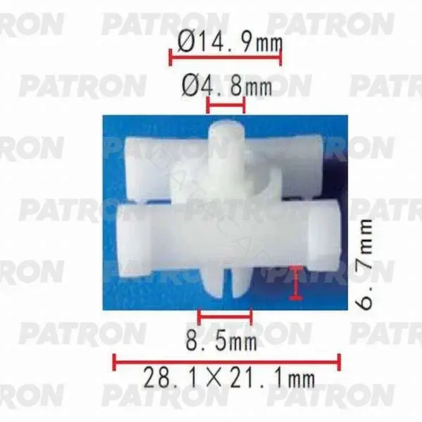 Клипсы, фиксаторы, зажимы PATRON P37-0292
