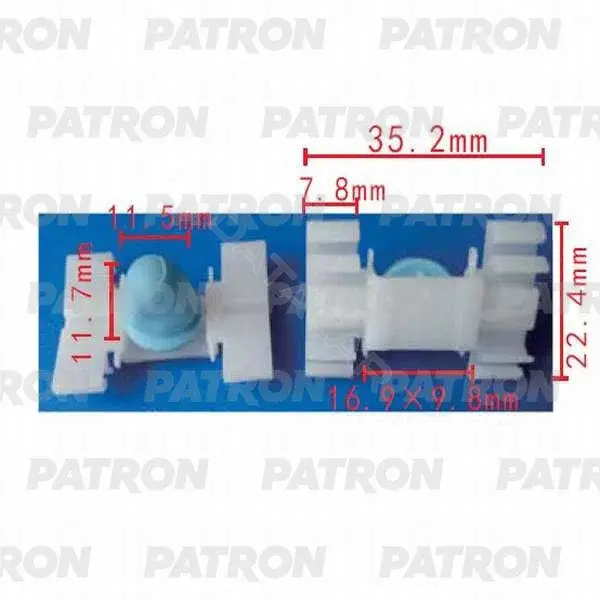 Клипсы, фиксаторы, зажимы PATRON P37-0295A