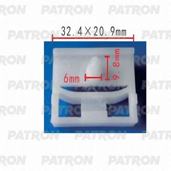 Клипсы, фиксаторы, зажимы PATRON P37-0296