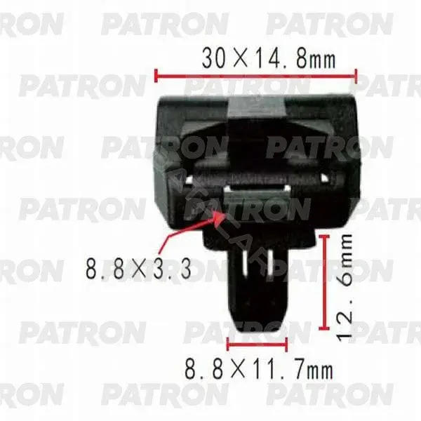 Клипсы, фиксаторы, зажимы PATRON P37-0307