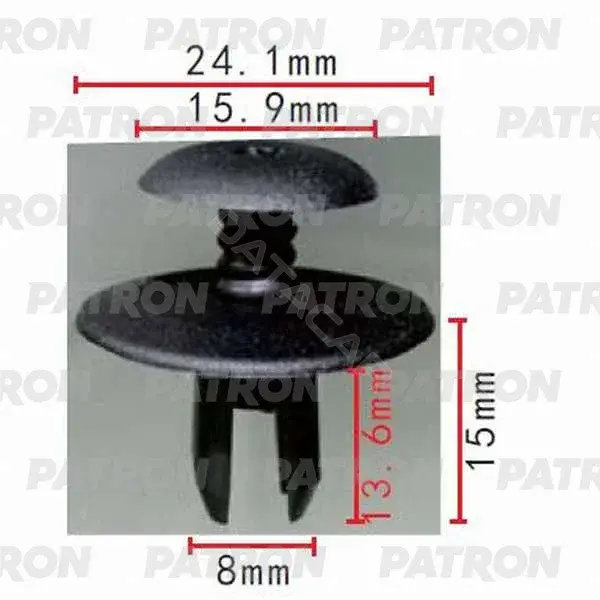 Клипсы, фиксаторы, зажимы PATRON P37-0313