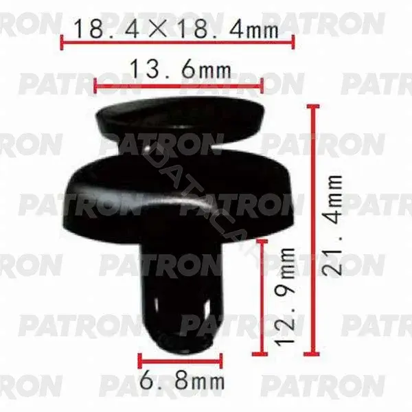 Клипсы, фиксаторы, зажимы PATRON P37-0319