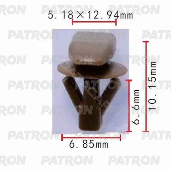 Клипсы, фиксаторы, зажимы PATRON P37-0330
