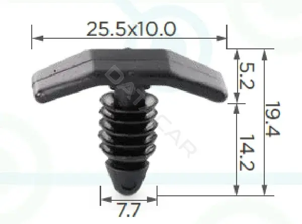 Клипсы, фиксаторы, зажимы PATRON P37-0343
