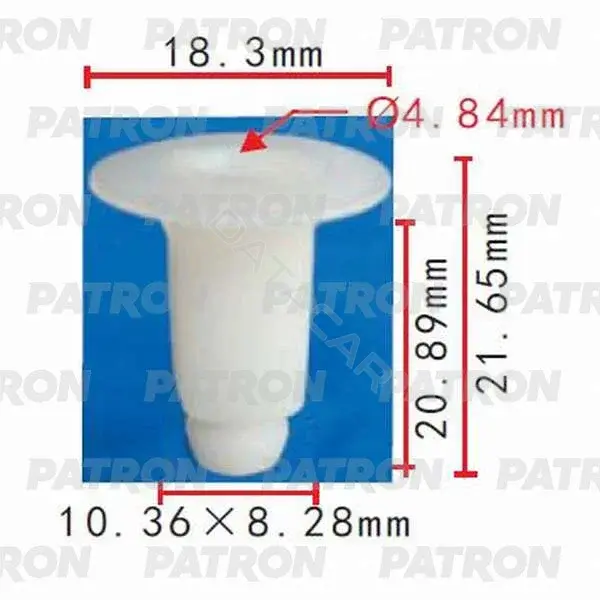 Клипсы, фиксаторы, зажимы PATRON P37-0346