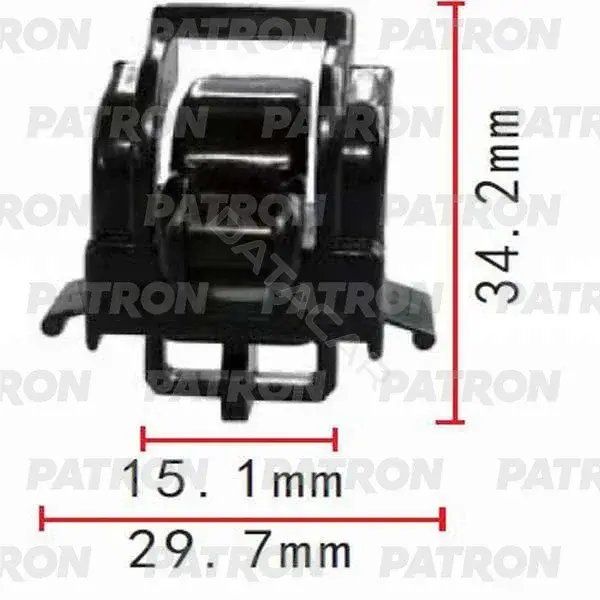 Клипсы, фиксаторы, зажимы PATRON P37-0356