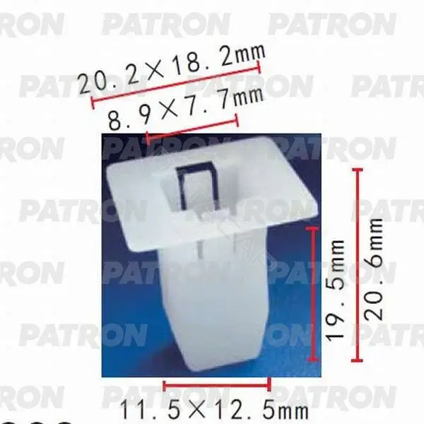 Клипсы, фиксаторы, зажимы PATRON P37-0359