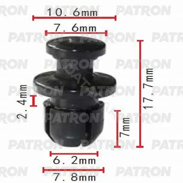 Клипсы, фиксаторы, зажимы PATRON P37-0360