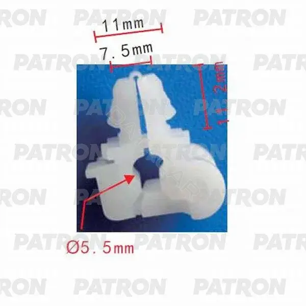 Клипсы, фиксаторы, зажимы PATRON P37-0368