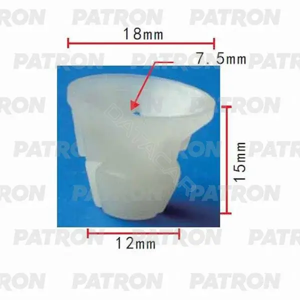 Клипсы, фиксаторы, зажимы PATRON P37-0377