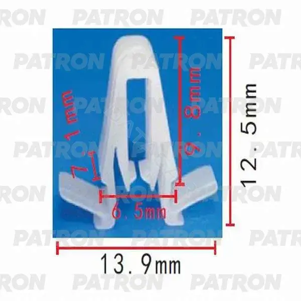 Клипсы, фиксаторы, зажимы PATRON P37-0381