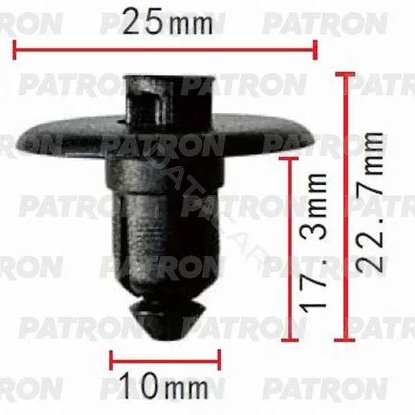 Клипсы, фиксаторы, зажимы PATRON P37-0385