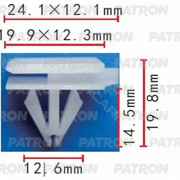 Клипсы, фиксаторы, зажимы PATRON P37-0387