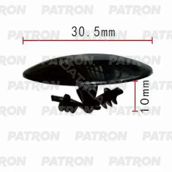 Клипсы, фиксаторы, зажимы PATRON P37-0398