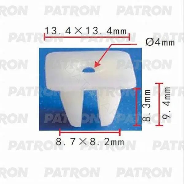 Клипсы, фиксаторы, зажимы PATRON P37-0399