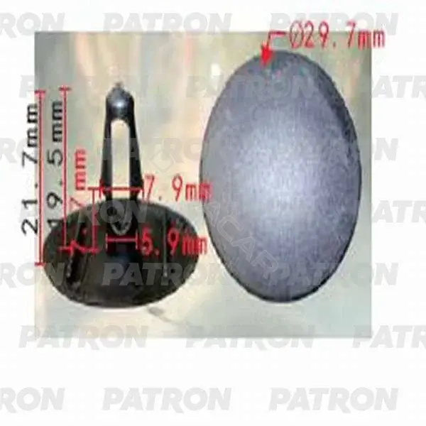 Клипсы, фиксаторы, зажимы PATRON P37-0410