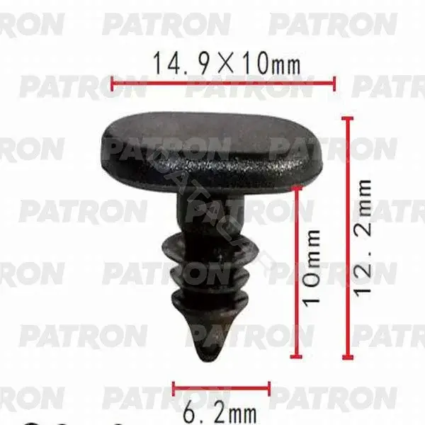 Клипсы, фиксаторы, зажимы PATRON P37-0417