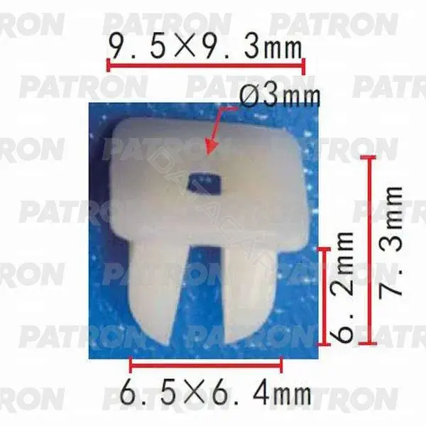Клипсы, фиксаторы, зажимы PATRON P37-0418