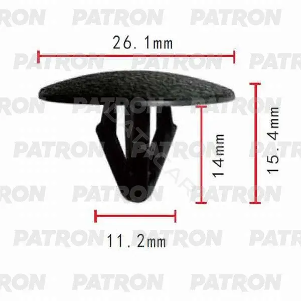 Клипсы, фиксаторы, зажимы PATRON P37-0423