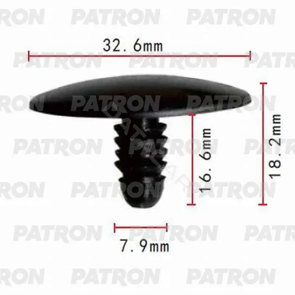 Клипсы, фиксаторы, зажимы PATRON P37-0427