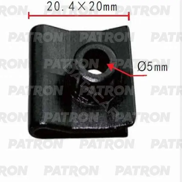 Клипсы, фиксаторы, зажимы PATRON P37-0445