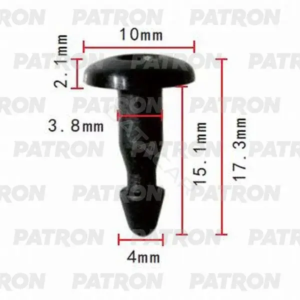 Клипсы, фиксаторы, зажимы PATRON P37-0446