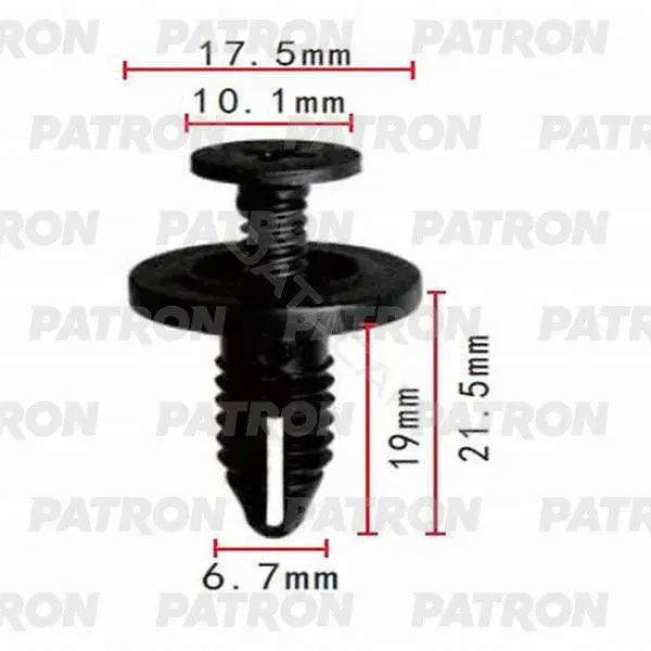 Клипсы, фиксаторы, зажимы PATRON P37-0449