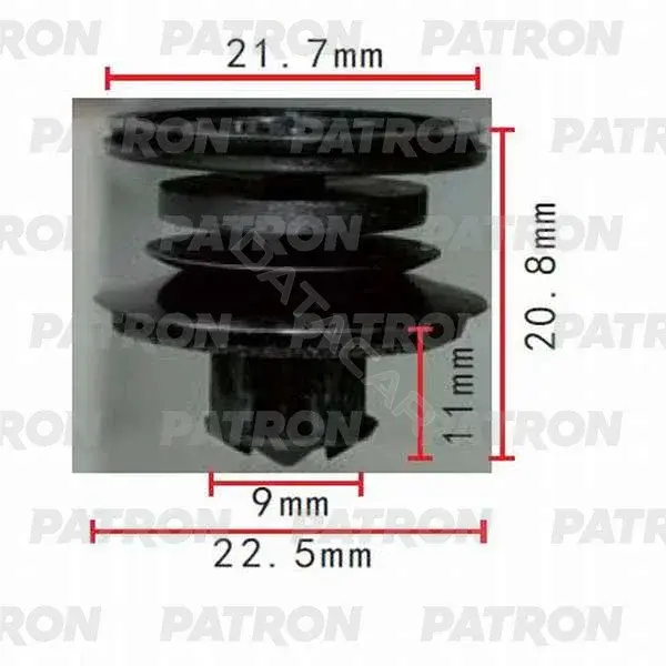 Клипсы, фиксаторы, зажимы PATRON P37-0456