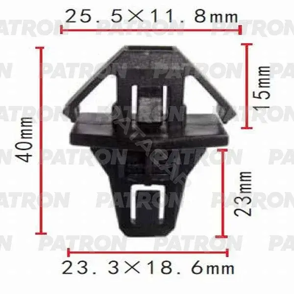 Клипсы, фиксаторы, зажимы PATRON P37-0480
